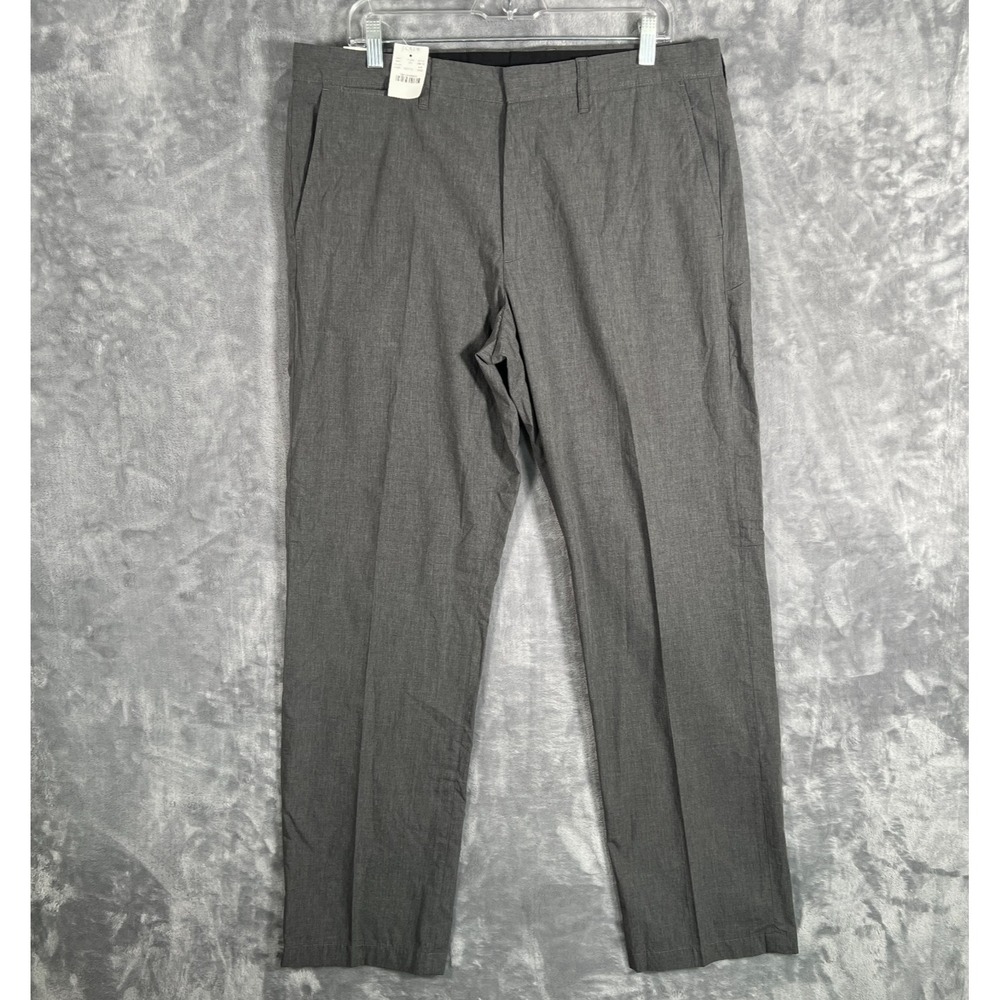 J Crew Bedford Dress Pants Mens 35x32 New Gray Slim Straight Chino Cotton
